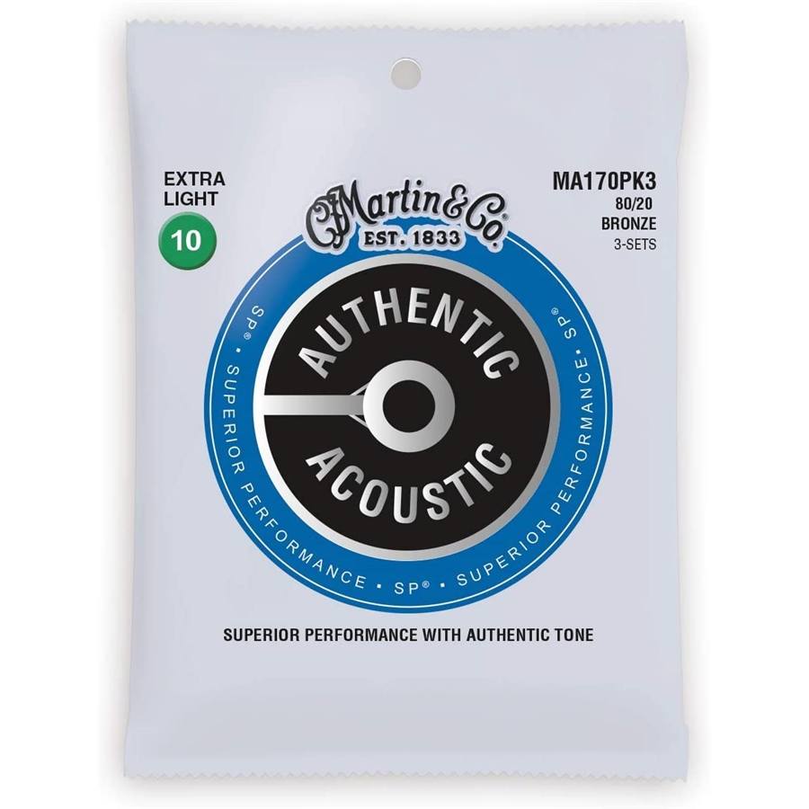 MA170PK3 Authentic SP Extra Light Bronze 10-47 Pack 3