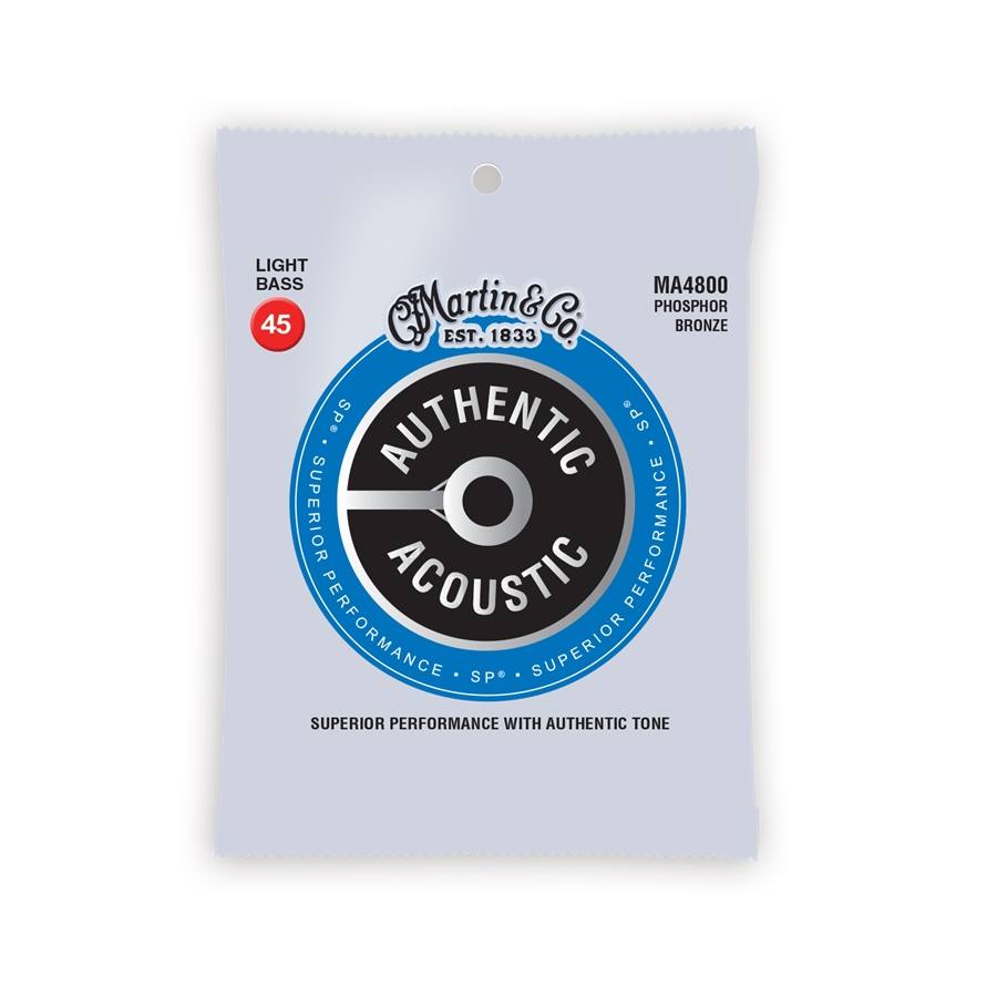 14200044 - MA4800 Authentic Bass, 4 Corde Basso Acustico, Light 45/100 Phosphor Bronze