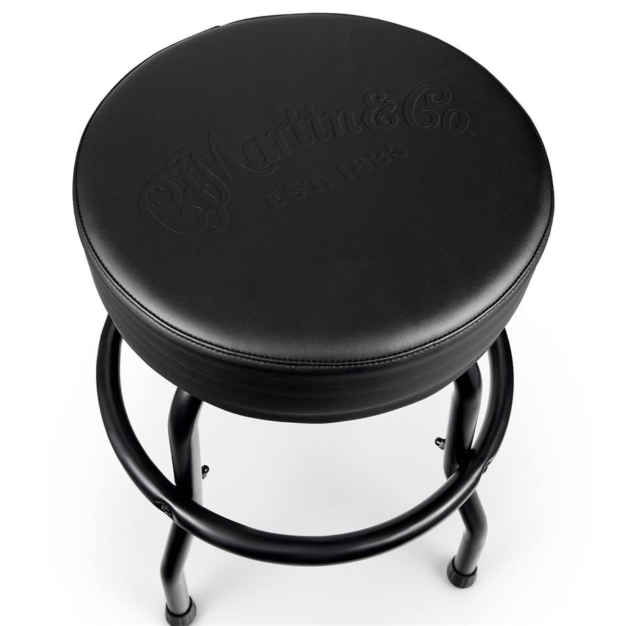 06603114 - Tone on Tone Black Barstool