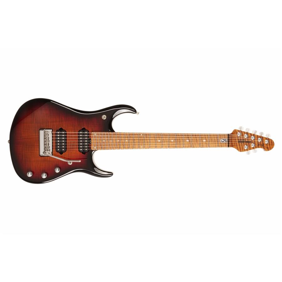 JP15 7 String Tiger Eye Flame Top