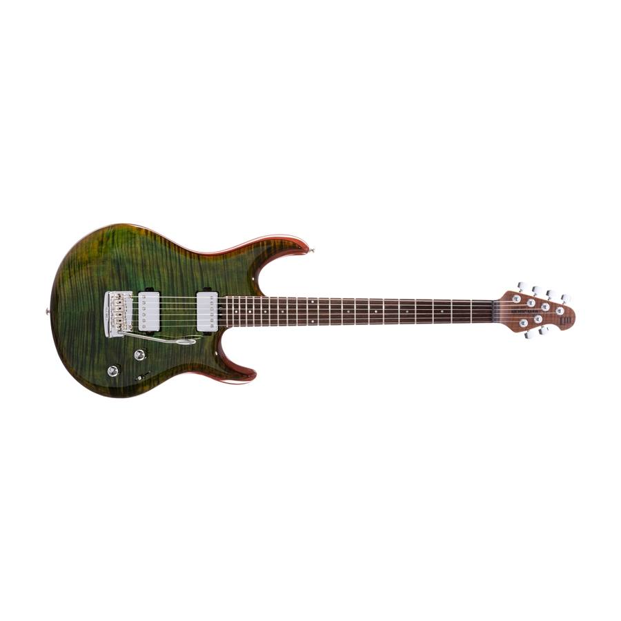Luke 3 BFR HH Luscious Green Flame Tastiera Palissandro