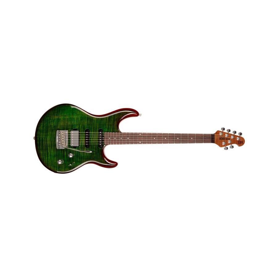 Luke 3 BFR HSS Luscious Green Flame Tastiera Palissandro