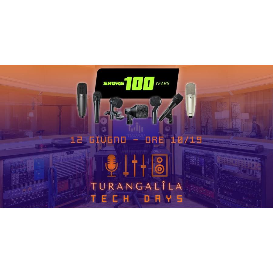 Turangalila Tech Days: I microfoni Shure KSM e Nexadyne in studio di registrazione
