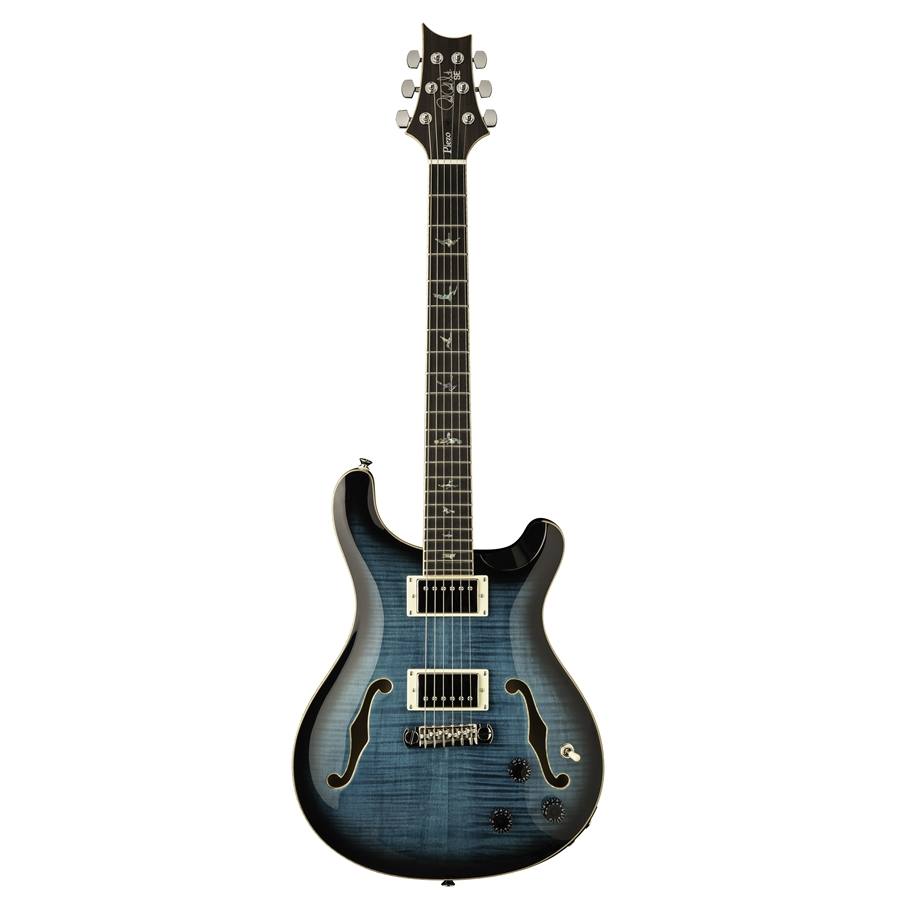 SE Hollowbody II Piezo Peacok Blue SmokeBurst