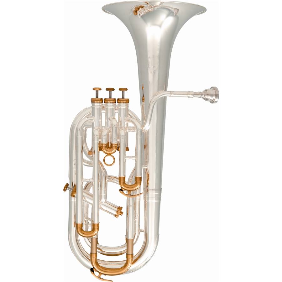 14600369 - VSM BA910S Flicorno Baritono Nation 3 pistoni in Sib argentato