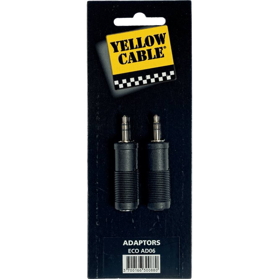 18400139 - AD06 Adattatore Mini Jack TRS Maschio/Jack TRS Femmina 2 Pcs