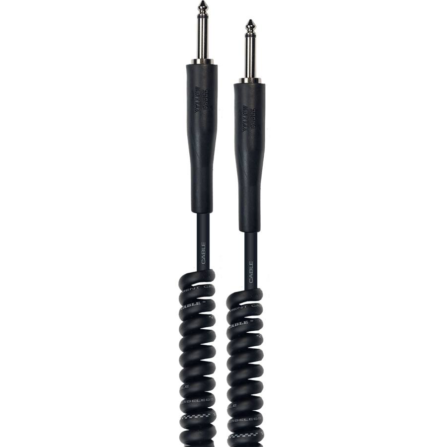 18400006 - G66T Cavo Strumento a spirale Jack Mono/Jack Mono Molded 6 m