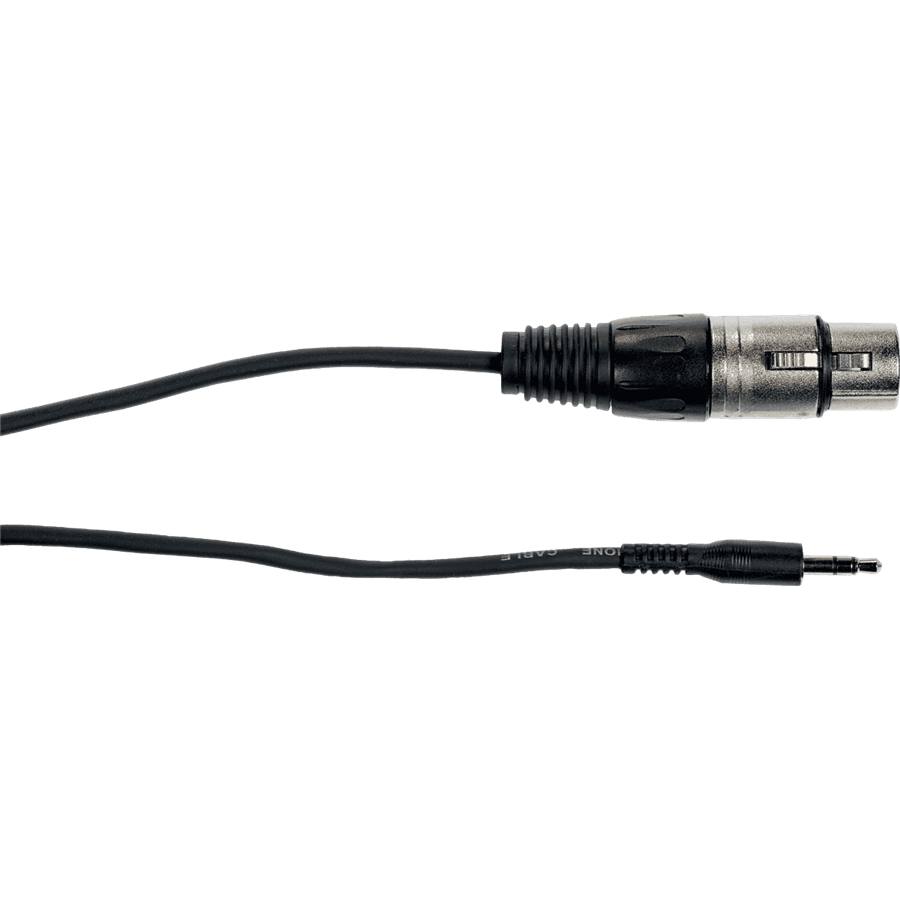 18400069 - K12-3 Cavo Segnale XLR Femmina/Mini Jack TRS 3 m