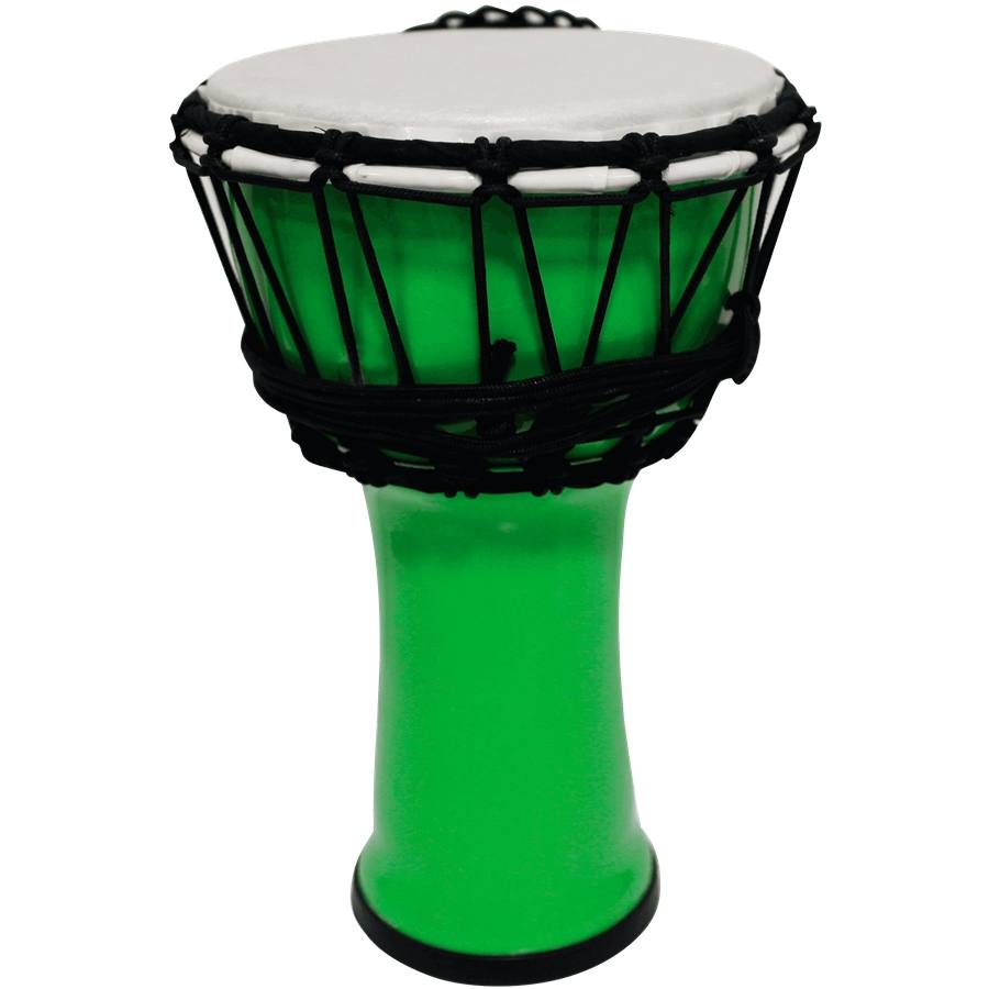 477979 - DJPVC7-GR Djembe PVC 7" Verde Fluo
