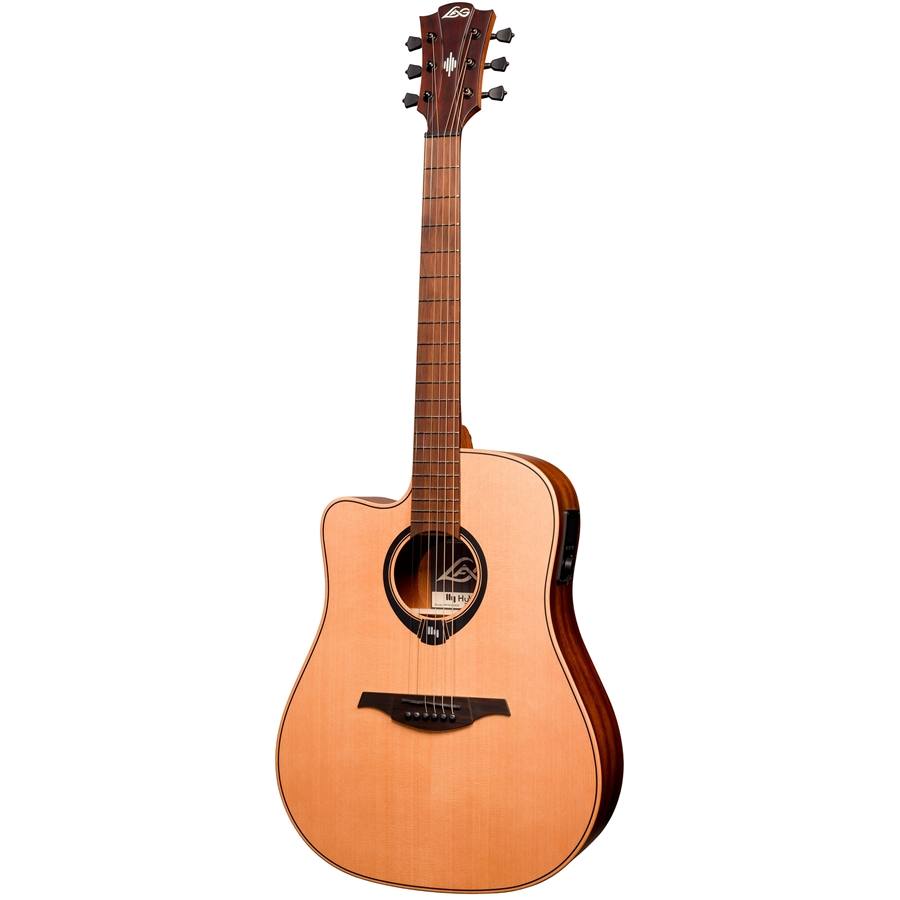 19700195 - HyVibe V2 HV10-L-DCE Chitarra Acustica Smart Dreadnought Cutaway Mancina