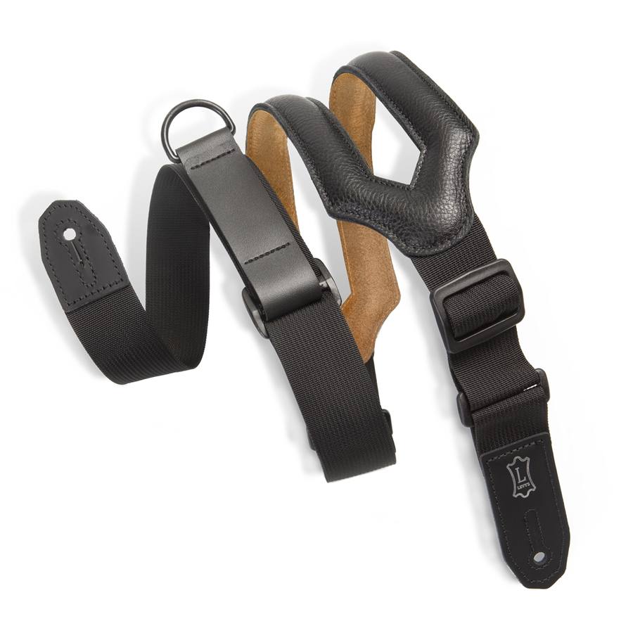 MRHSS-BLK Tracolla in pelle Right Height Ergonomic Black 3"