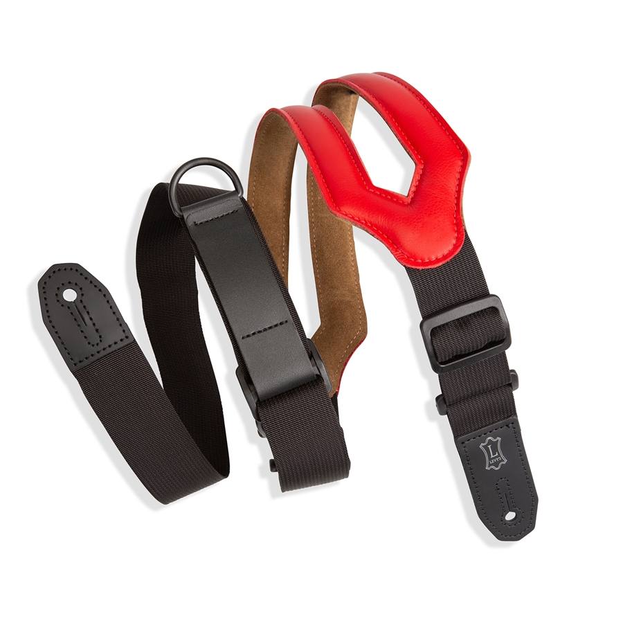 MRHSS-RED Tracolla in pelle Right Height Ergonomic Red 3"