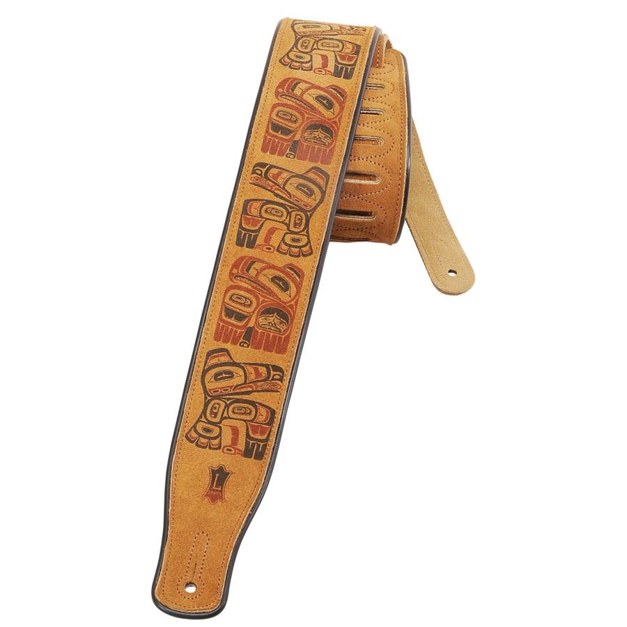 MSS3PHG-HNY Tracolla in pelle scamosciata Totem Pole 2 1/2"