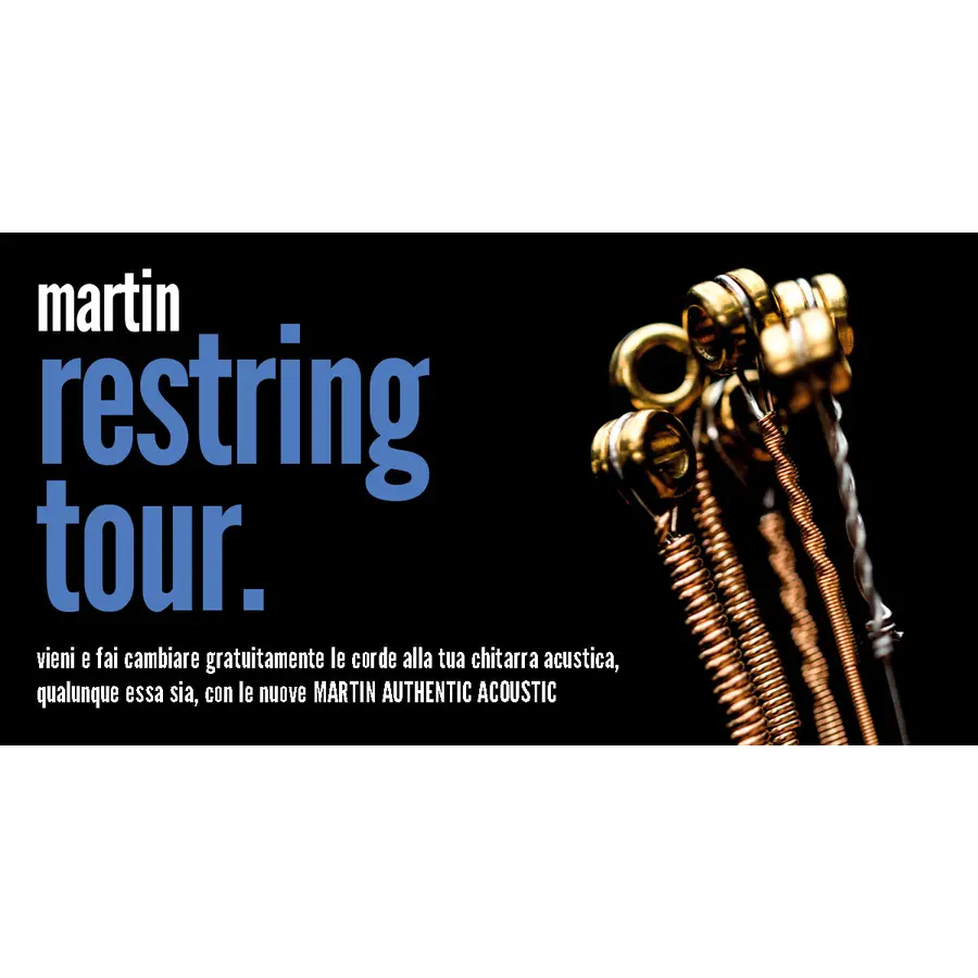 Martin&Co Restring Tour: Authentic Acoustic Gratis e una Chitarra LX1E al giorno!