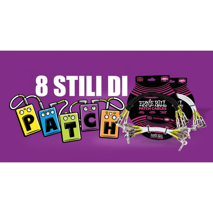 Ernie Ball: Tutti i Cavi Patch 