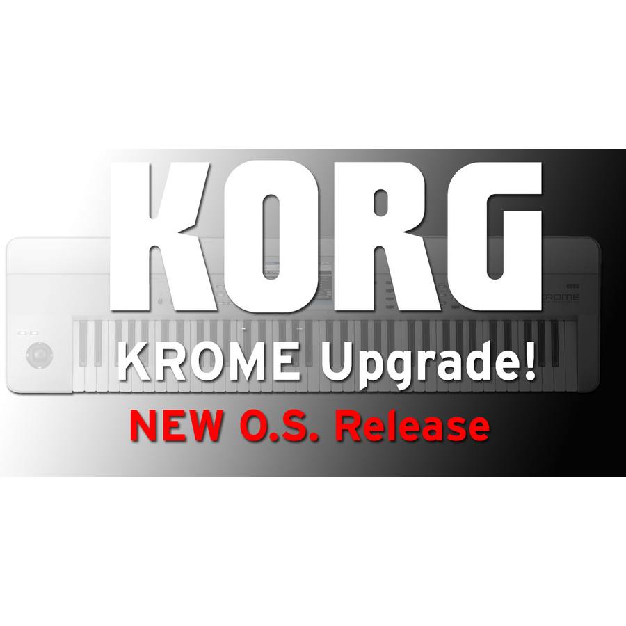 Nuovo aggiornamento di sistema operativo KORG - KROME ​​versione 1.0.4