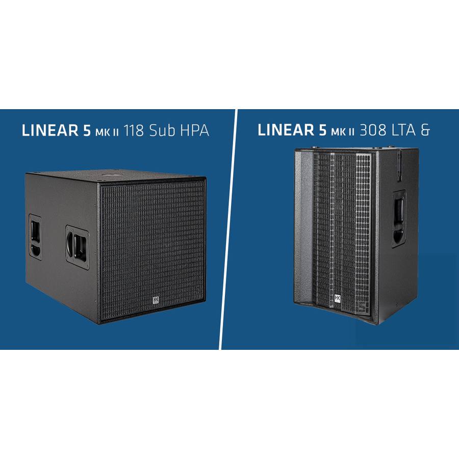 HK Audio linear 5 diffusori compatti attivi con dsp Long Throw