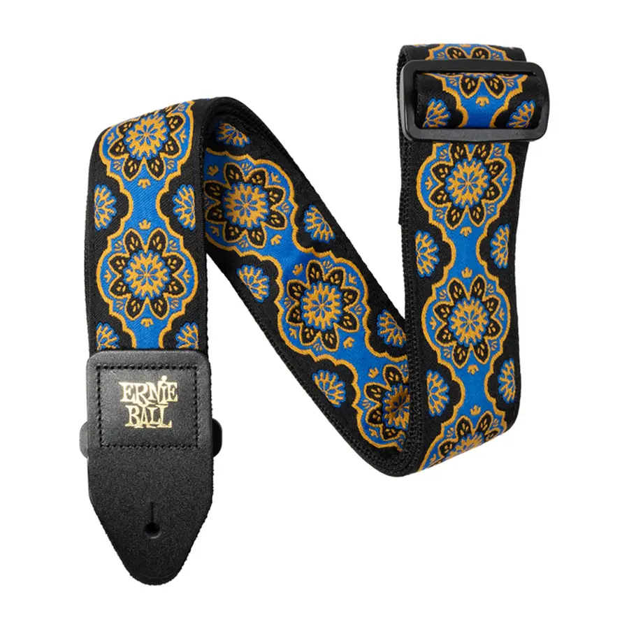 P05634 - 5634 Jacquard Strap Blue Kaleidoscope
