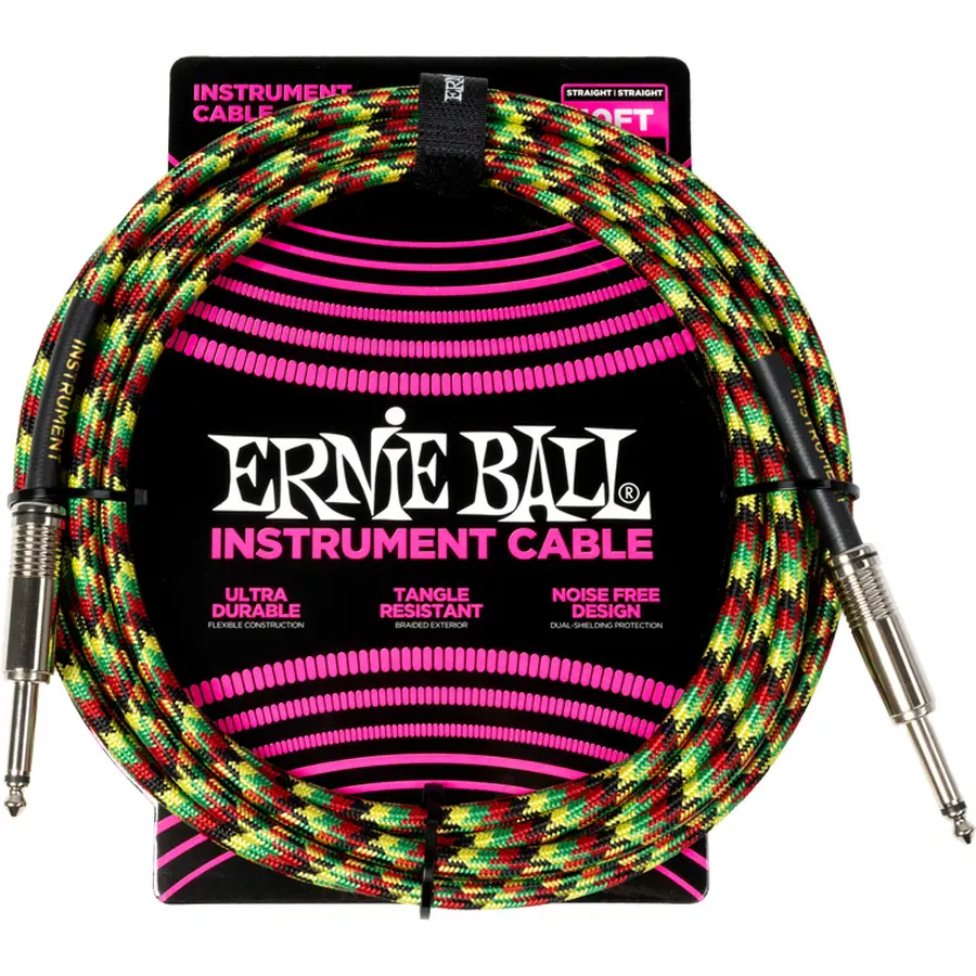P06480 - 6480 Braided Cable Good Vibrations 3.05 m straight/straight