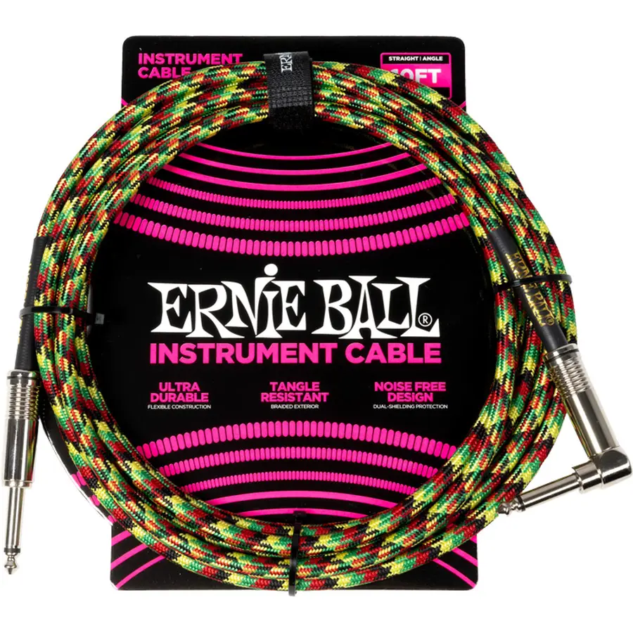 P06481 - 6481 Braided Cable Good Vibrations 3.05 m straight/angled