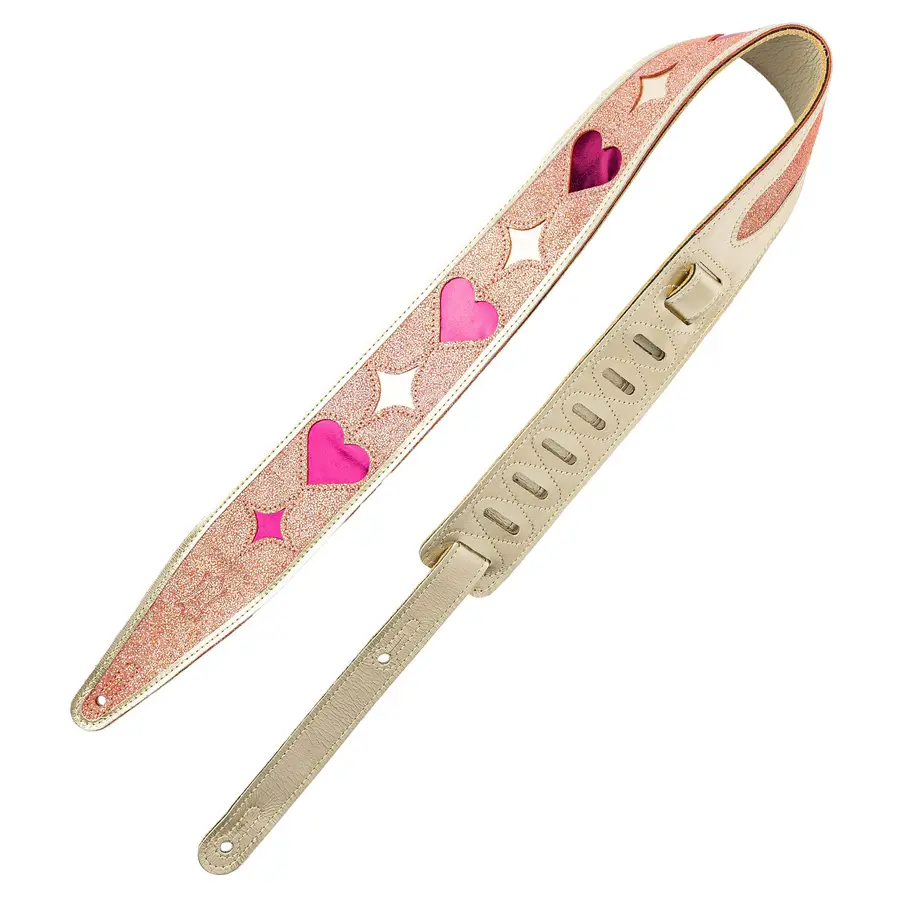 13500639 - MJH317-002 Tracolla in pelle Country Queen 2.5"