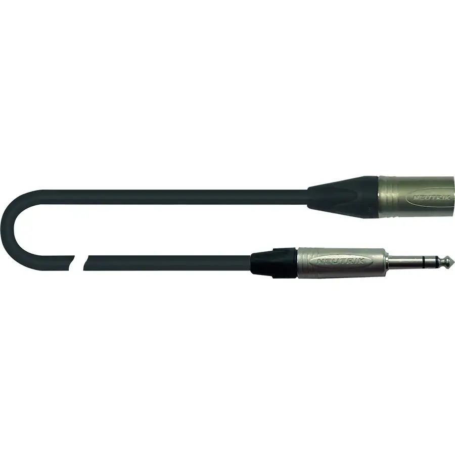 30.02640 - ITTOP/MJS-0,3 Cavo Cannon XLR Maschio / Jack 6.3 TRS Stereo 0,3 mt