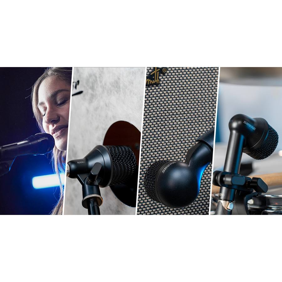 Shure Nexadyne - Microfoni dinamici per voce e strumenti con tecnologia Revonic