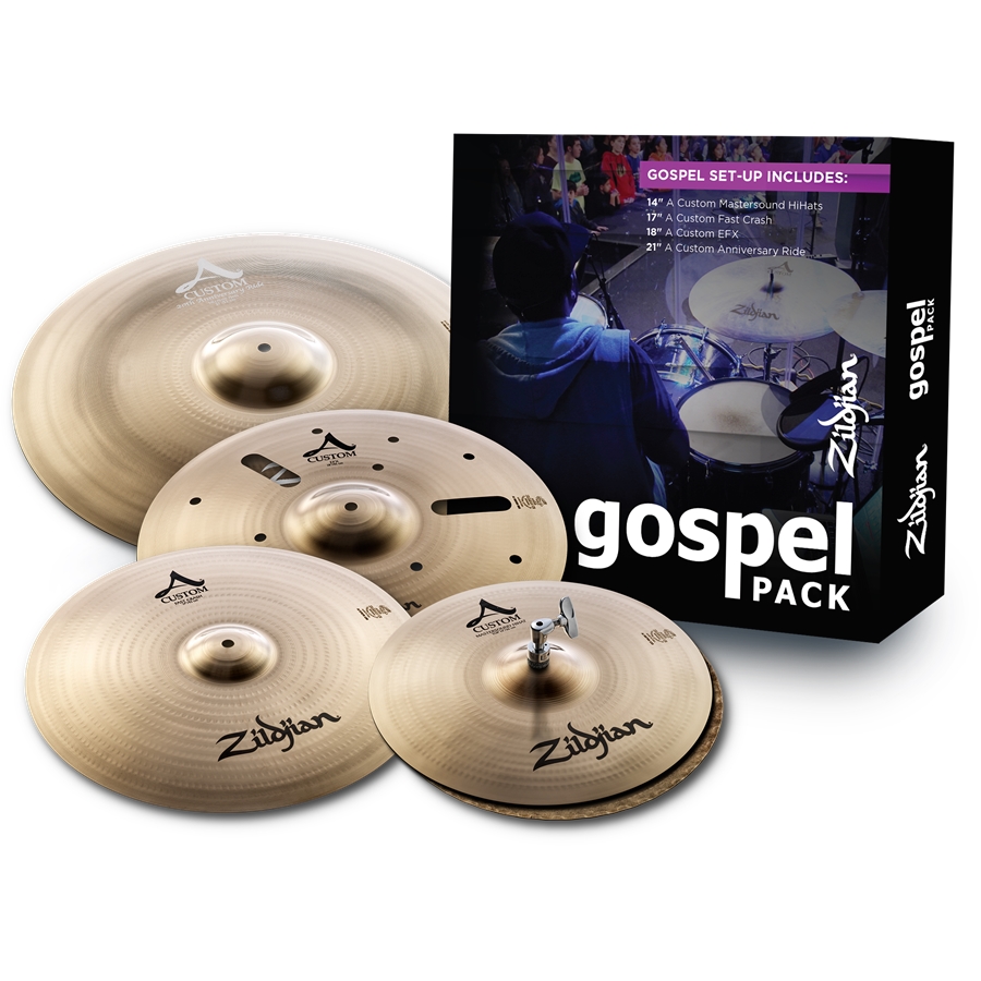 ZILDJIAN AC0801G-A Custom Gospel Cymbal Pack