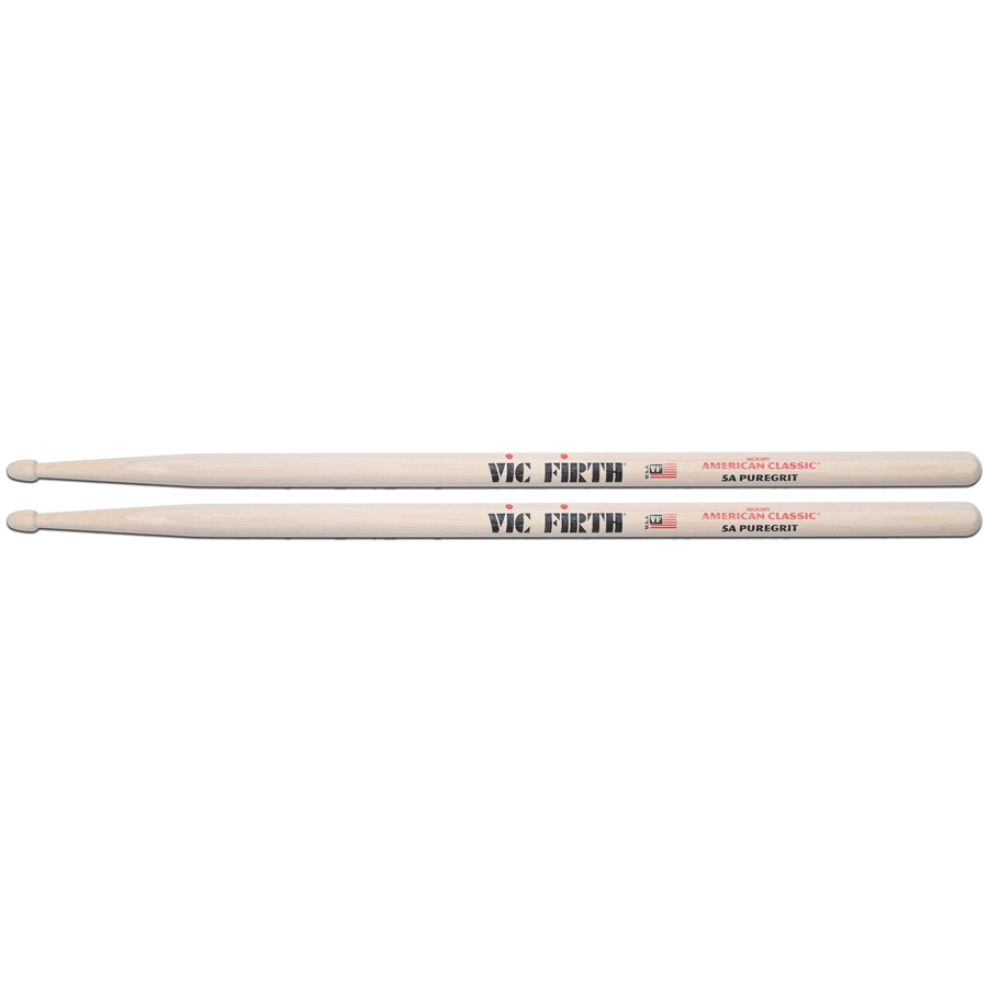 VIC FIRTH 5APG - Bacchette American Classic con punta in legno PureGrit