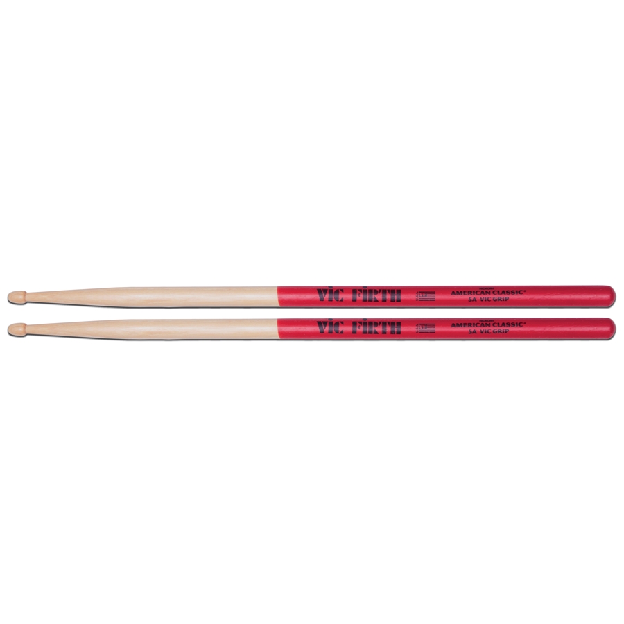 VIC FIRTH 5AVG - Bacchette American Classic con punta in legno e Vic Grip