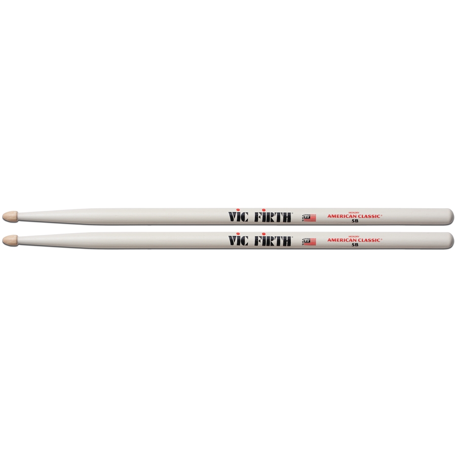 VIC FIRTH 5BW - Bacchette American Classic White
