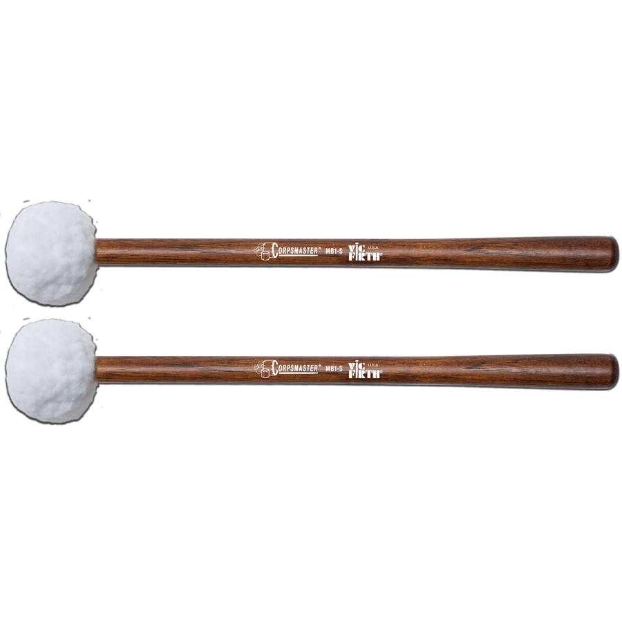 VIC FIRTH MB1S - Corpsmaster Bass Mallets Small