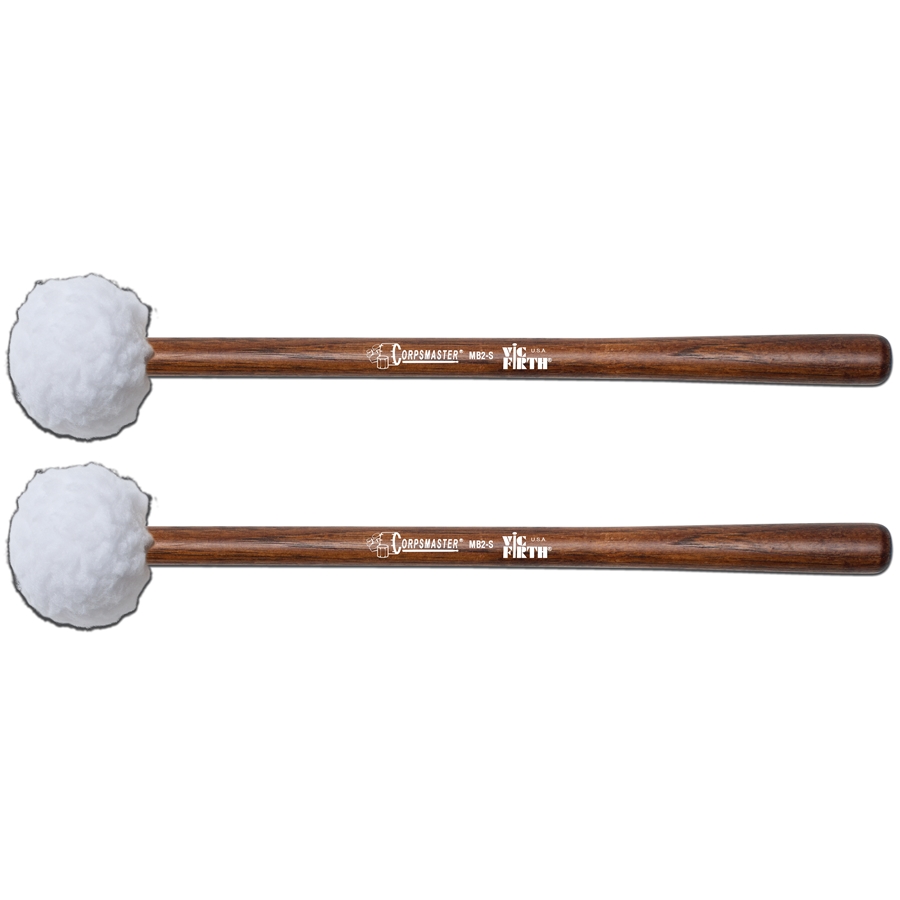 VIC FIRTH MB2S - Corpsmaster Bass Mallets Medium