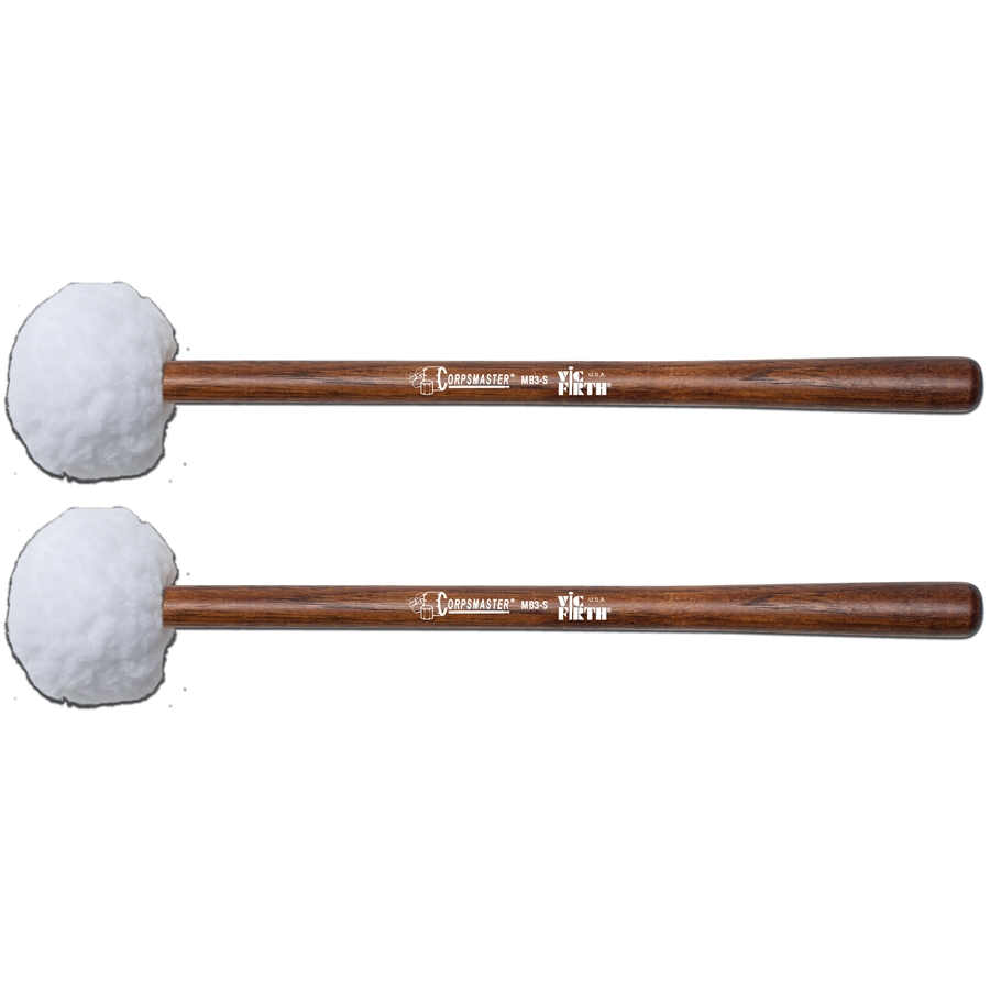 VIC FIRTH MB3S - CORPSMASTER BASS MALLETS LARGE