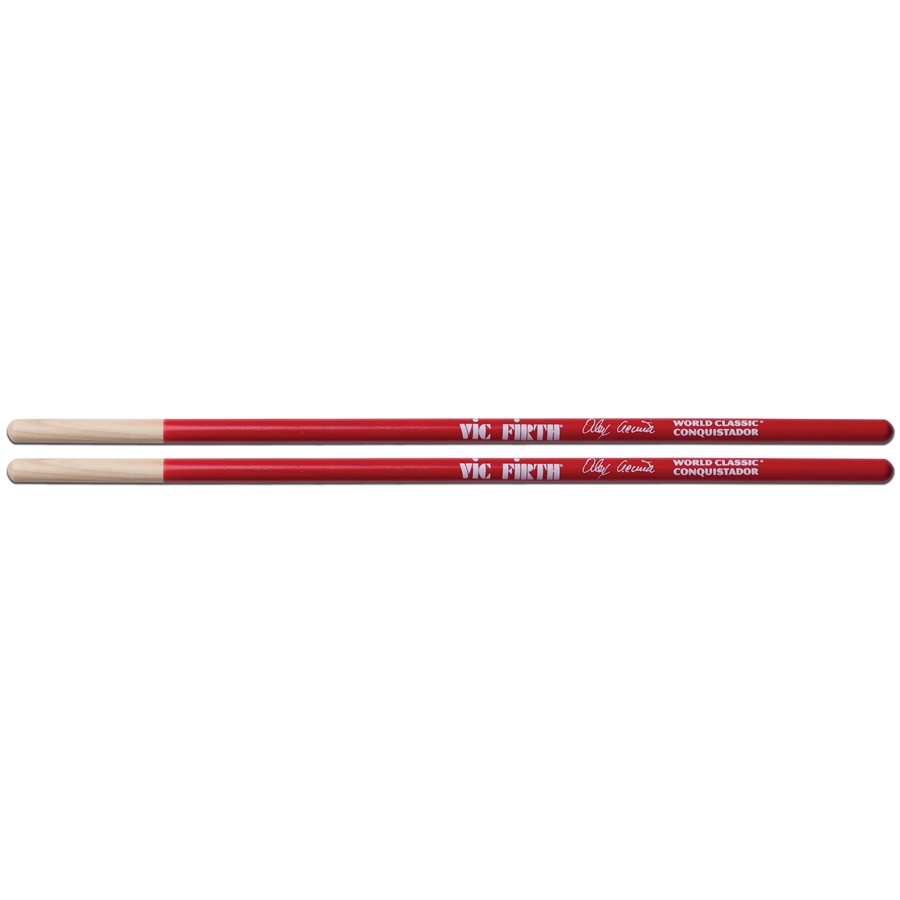VIC FIRTH SAA - Bacchette American World Classic Alex Acuña Conquistador - Rossa