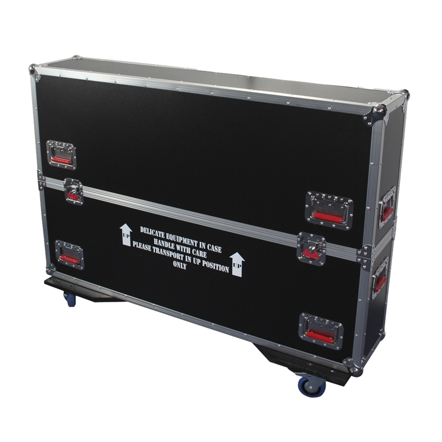 GATOR CASES G-TOURLCDV2-3743-X2 FLIGHT CASE ATA 2 DISPLAY DA 37-43