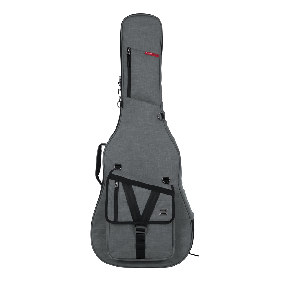 Gator Cases GT-ACOUSTIC-GRY Borsa Transit chitarra acustica Grigio chiaro