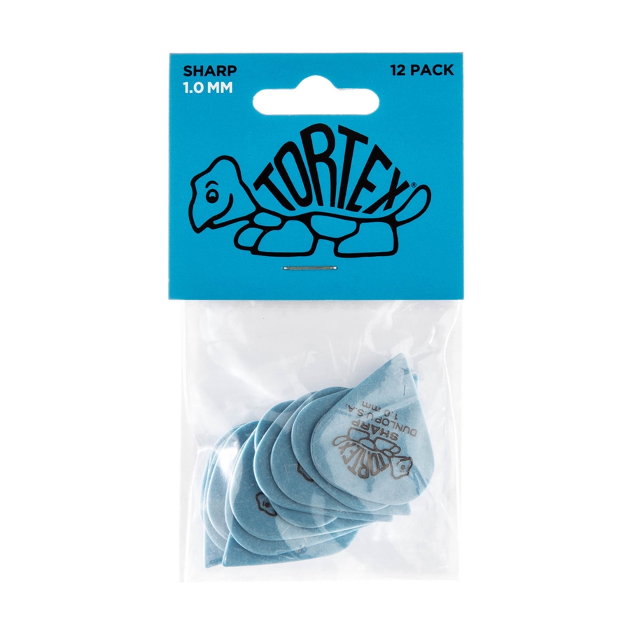DUNLOP 412P1.0 TORTEX SHARP BLUE DUNLOP 412P1.0 TORTEX SHARP BLUE