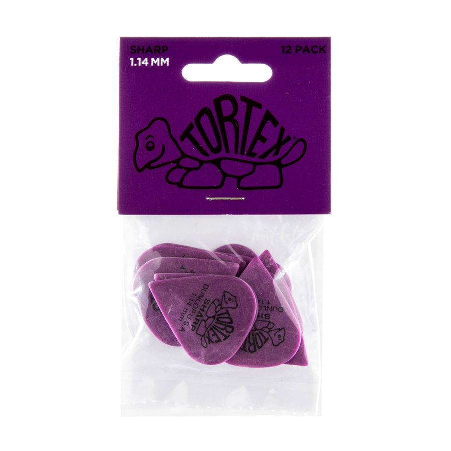 DUNLOP 412P1.14 TORTEX SHARP PURPLE DUNLOP 412P1.14 TORTEX SHARP PURPLE