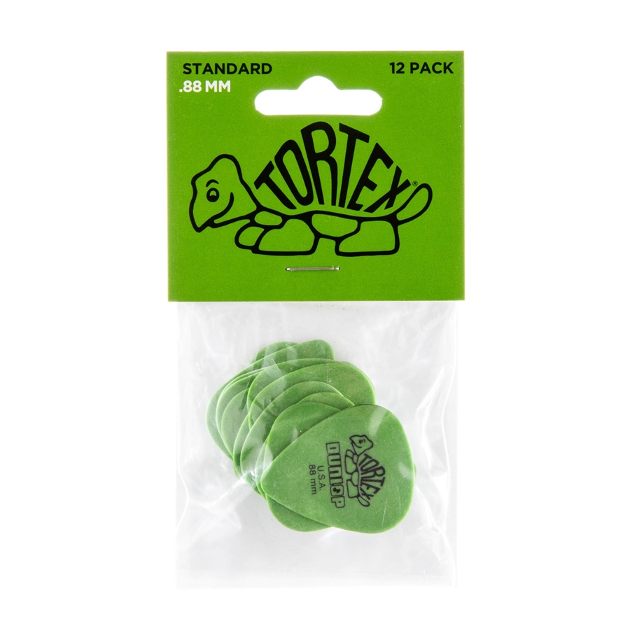 Dunlop 418P Tortex Standard Green .88