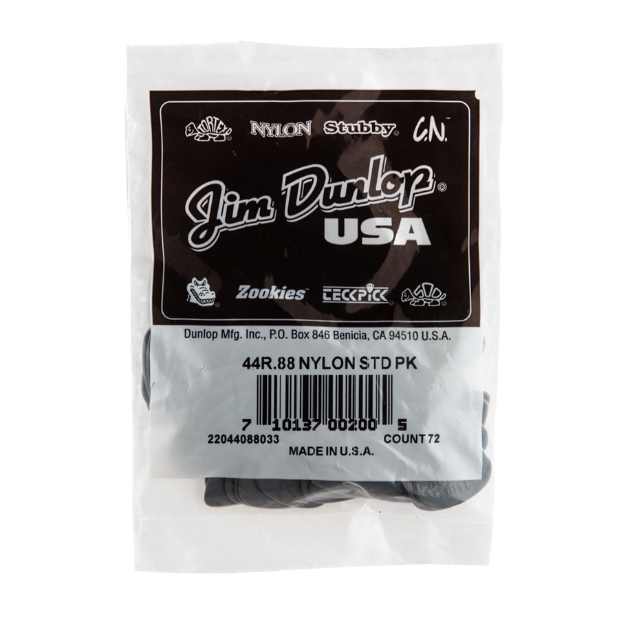 DUNLOP 44R.88 NYLON STANDARD DARKGREY .88MM DUNLOP 44R.88 NYLON STANDARD DARKGREY .88MM