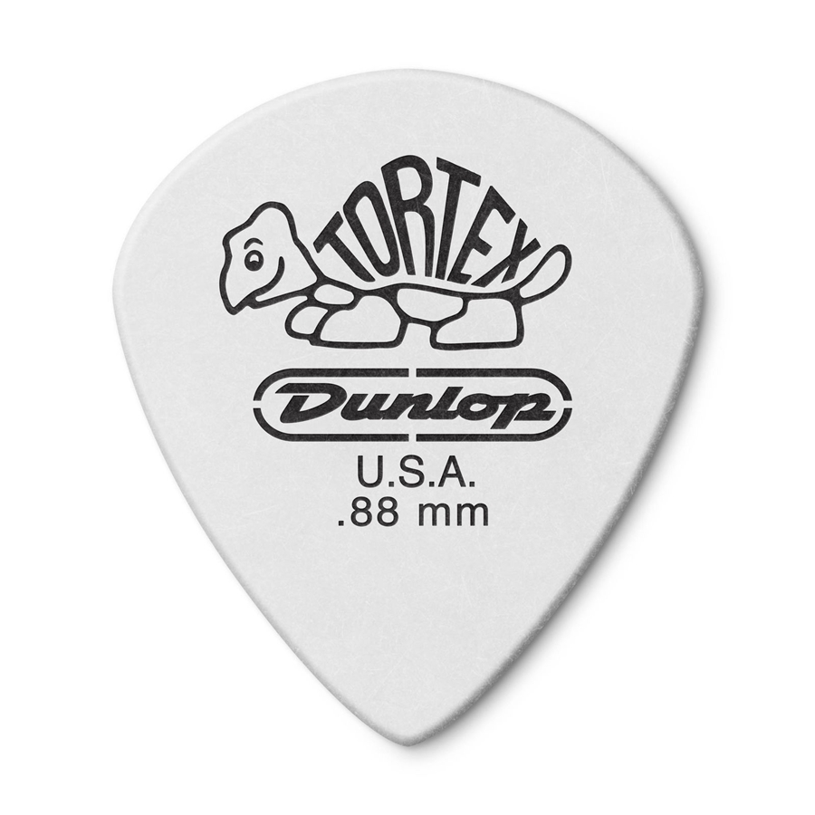 Dunlop 478R.88 Tortex White Jazz III, .88mm