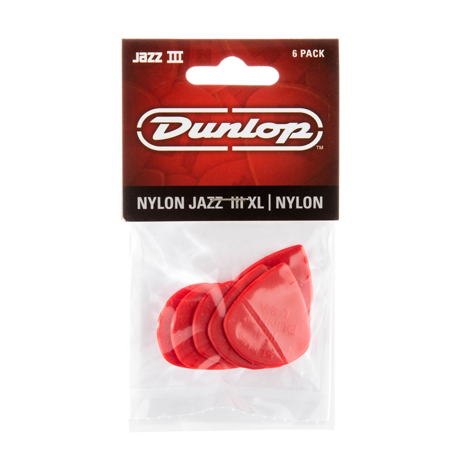 DUNLOP 47PXLN NYLON JAZZ III XL, RED NYLON DUNLOP 47PXLN NYLON JAZZ III XL, RED NYLON