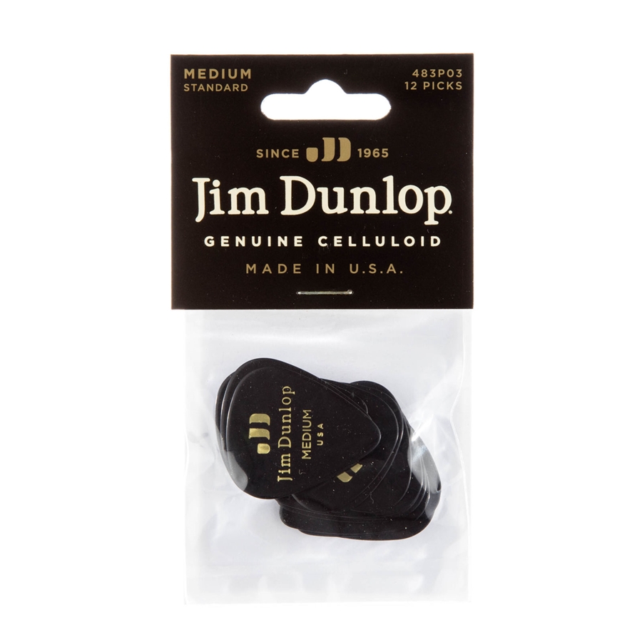 DUNLOP 483P#03 BLACK CLASSIC - MEDIUM DUNLOP 483P#03 BLACK CLASSIC - MEDIUM