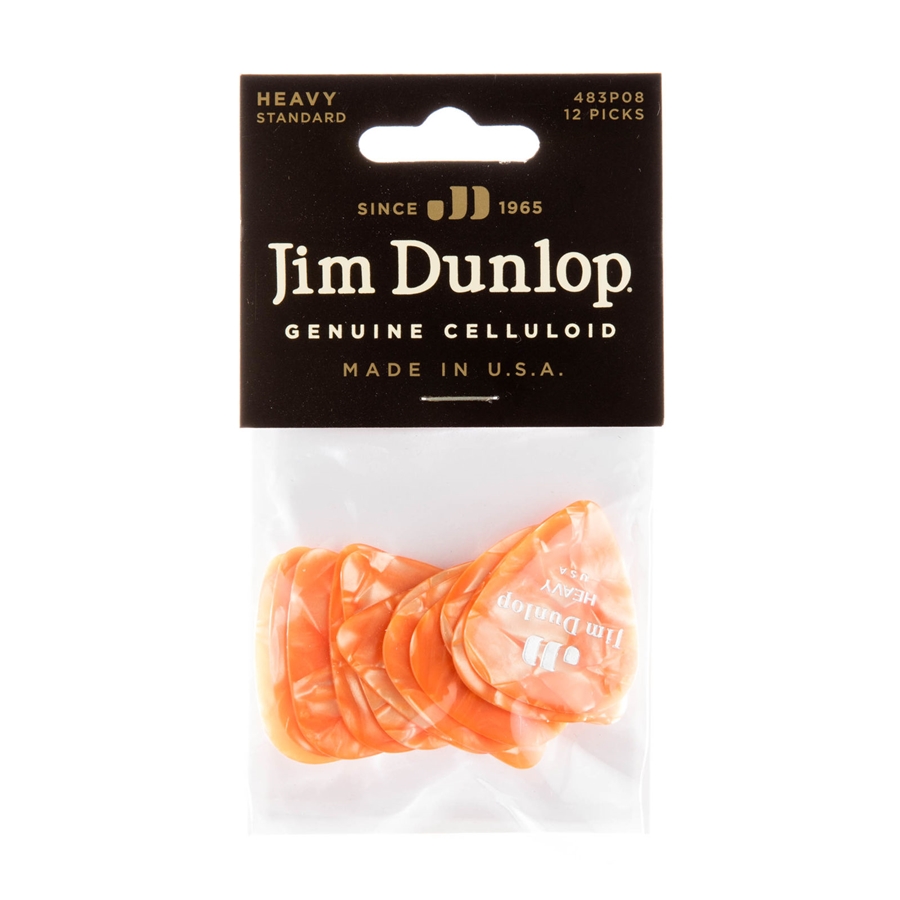 DUNLOP 483P#08 ORANGE PERLOID - HEAVY DUNLOP 483P#08 ORANGE PERLOID - HEAVY