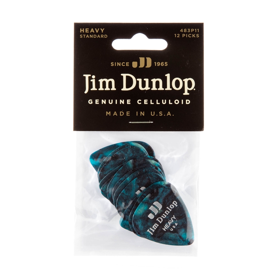 DUNLOP 483P#11 TURQUOISE PERLOID - HEAVY DUNLOP 483P#11 TURQUOISE PERLOID - HEAVY