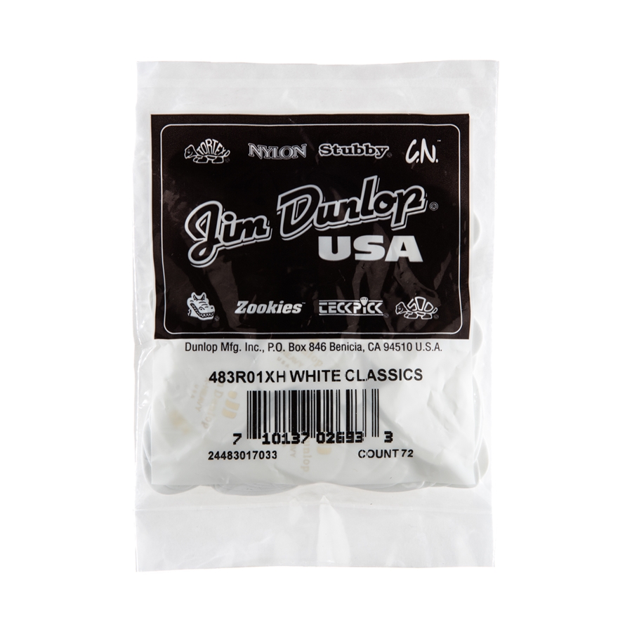 DUNLOP 483R#01 WHITE CLASSIC - EXTRA HEAVY DUNLOP 483R#01 WHITE CLASSIC - EXTRA HEAVY