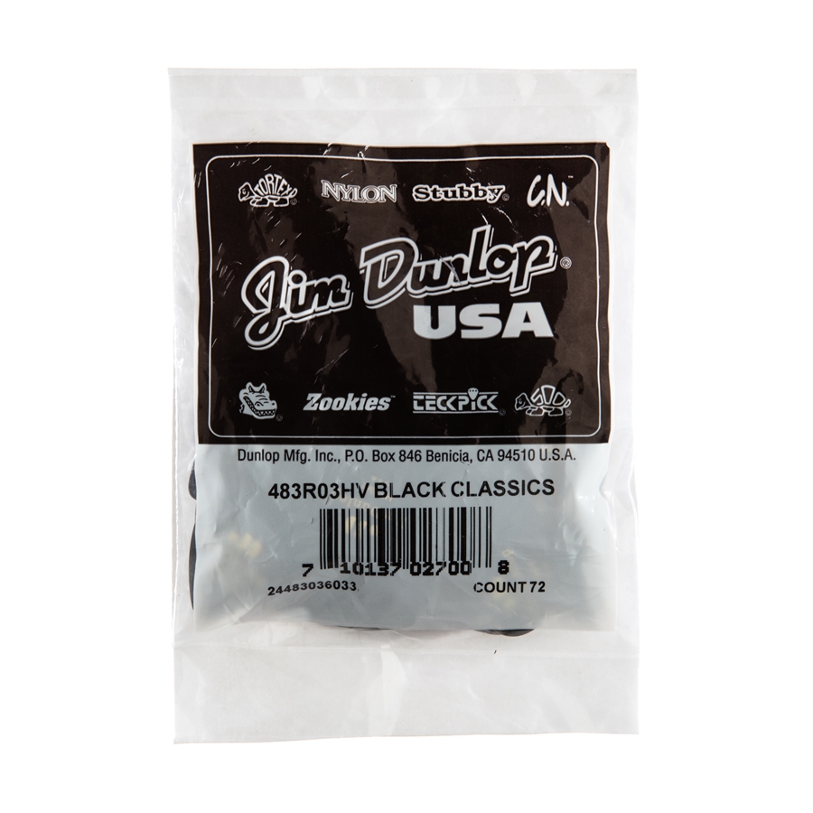 DUNLOP 483R#03 BLACK CLASSIC - HEAVY DUNLOP 483R#03 BLACK CLASSIC - HEAVY
