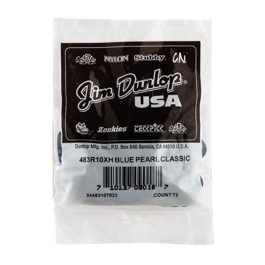 DUNLOP 483R#10 BLUE PERLOID - X HEAVY DUNLOP 483R#10 BLUE PERLOID - X HEAVY