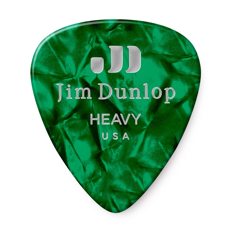 Dunlop 483R#12 Green Perloid - Heavy